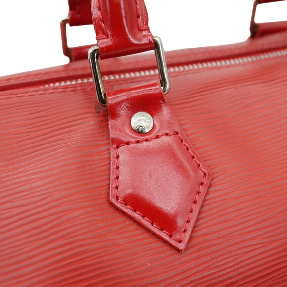 Louis Vuitton  Speedy 25 Epi Leather Satchel Bag Red - Picture 11 of 15